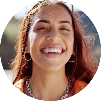 Mulher sorrindo
